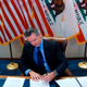 This image made from video from the Office of the Governor shows California Gov. Gavin Newsom signing into law a bill that establishes a task force to come up with recommendations on how to give reparations to Black Americans on Sept. 30, 2020, in Sacramento, Calif.